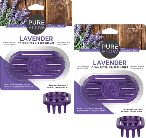 Miniatura 13 de Pureflow Filtro de Cabina Ambientador de Aire con Eliminador de Olores – Se Adapta a la Mayoría de Filtros de Aire de Cabina de Automóviles