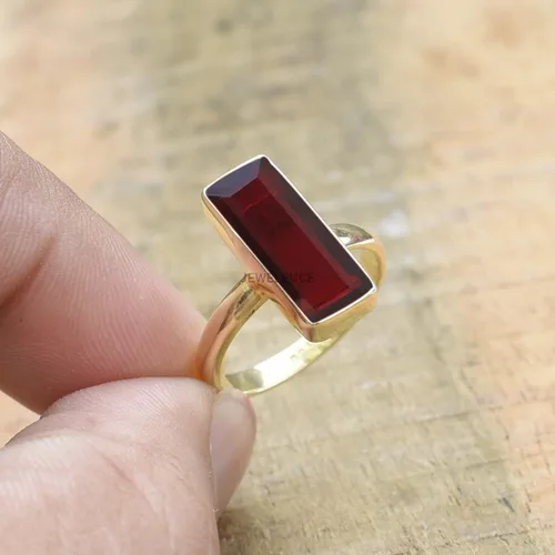 Miniatura 13 de Anillo de plata de ley maciza superpuesta de oro amarillo de 18 quilates para mujer, anillo de compromiso de plata esterlina, juego de bisel