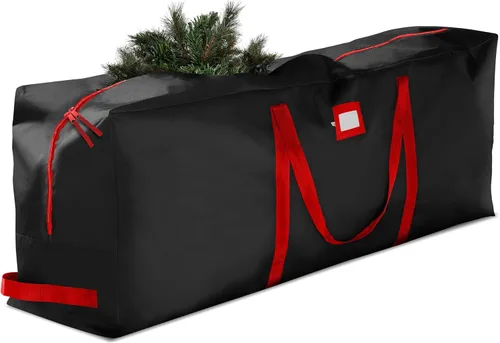 Bolsa de alta calidad para guardar el árbol de Navidad, para árboles artificiales desarmados de hasta 7.5 pies de alto, tiene asas duraderas y un