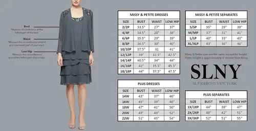 Miniatura 3 de S.L. Fashions Vestido de cóctel de gasa sin mangas para mujer Petite and Missy