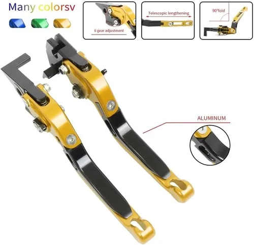 Miniatura 7 de Palanca de freno de motocicleta para FZ8 FZ-8 2011 2012 2013 2014 2015 2016-2020 motocicleta ajustable plegable extensible freno embrague palancas