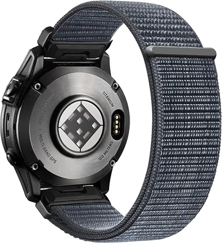 Miniatura 9 de Correa de reloj de nailon Quickfit de 0.787 in para Garmin Fenix 8 1.693 in, Fenix 6s, Fenix 5s, Epix Pro Gen 2 1.654 in, Approach S70 1.654 in