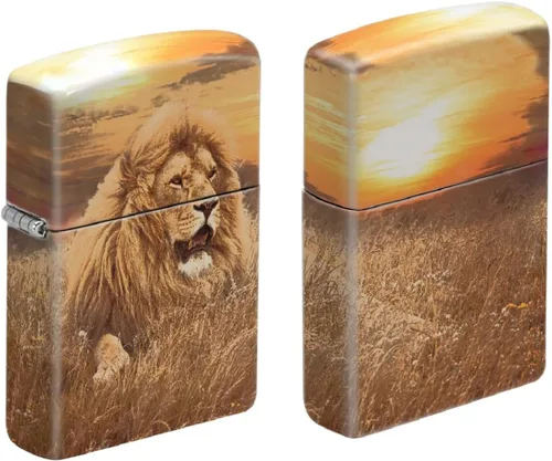 Miniatura 6 de Zippo Encendedor - Encendedor personalizado personalizado grabado animal resistente al viento