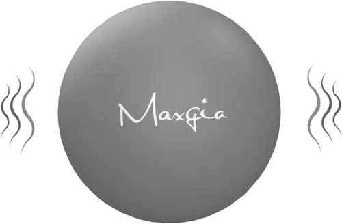 Bola de masaje vibratoria de 3 pulgadas, bola de masaje con vibraciones de 5 velocidades para músculos y fitness, alivio del dolor de fascitis