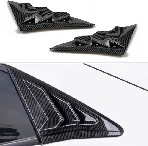 Para Honda Civic de 10ª generación 2016-2021 - Rejilla de ventana lateral trasera, cubierta para decoración de rejilla de ventilación de aire, Color