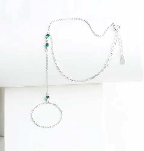 Miniatura 61 de Pulsera de plata de ley 925 para mujer, pulsera de mano para mujer, pulseras esclavas de 7 a 9 pulgadas ajustable