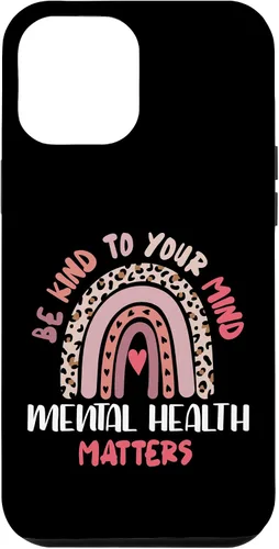 Miniatura 25 de iPhone 16 Mental Health Matters Rainbow Be Kind To Your Own Mind Case