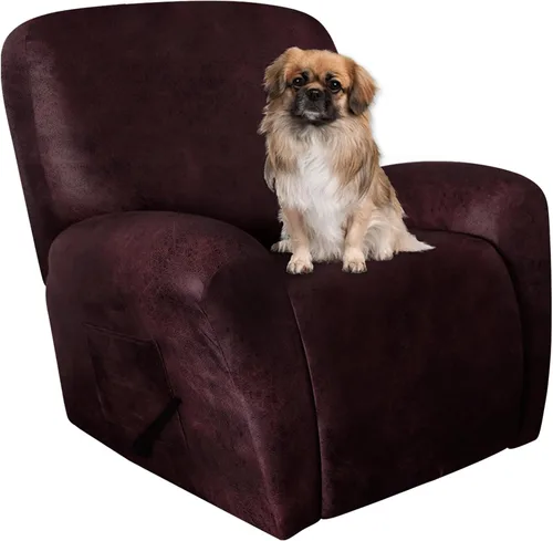 Miniatura 21 de ANARACHON Fundas para Sillas Reclinables Tipo Cuero, 4 Piezas Funda para Sillón Reclinable Lazy Boy, Protector de Muebles - Funda Suave Lavable