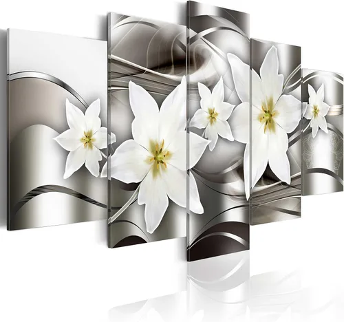 Miniatura 40 de Lienzo decorativo con impresión artística de diseño de orquídea de Artgeist Orquídea #01