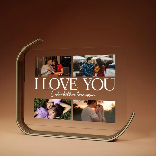 Miniatura 12 de EGD Placa de acrílico personalizada de Spotify para novio y novia, elige tu foto favorita y canción para regalos únicos para mamá papá, regalos