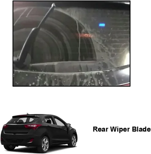 Miniatura 3 de Juego de limpiaparabrisas delantero y trasero compatible con Kia Cerato YD 2012-2017 parabrisas ventana coche lluvia cepillo 26 pulgadas 14 pulgadas