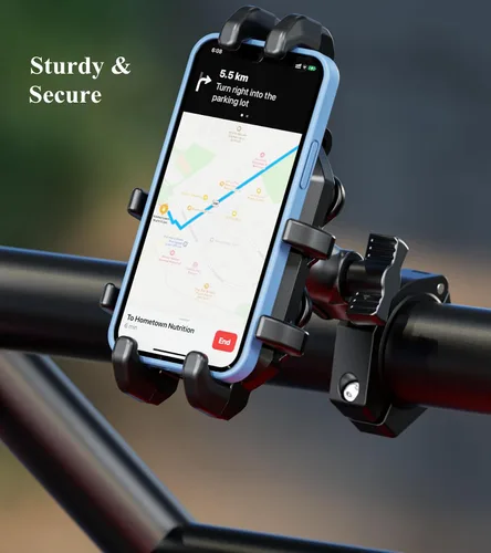 Miniatura 7 de BRCOVAN Soporte de teléfono UTV resistente con amortiguador de vibraciones Adjustable UTV Roll Cage Cellphone Clip for 5.4''-6.9'' Smartphones