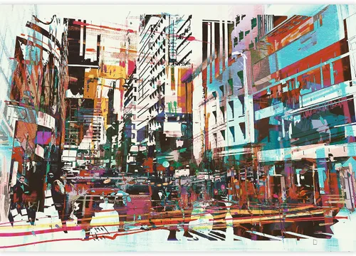 Miniatura 2 de Wall26 - Papel pintado autoadhesivo para pared, serie grande, WMR-WP-X-DA87-66x24x4 obra de arte 12