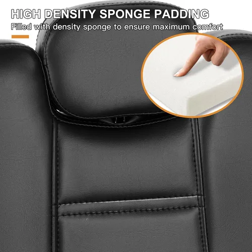 Miniatura 6 de Artist hand Sillas de barberos, silla reclinable hidráulica de alta resistencia, muebles de spa, asiento extra ancho, equipo de peluquería