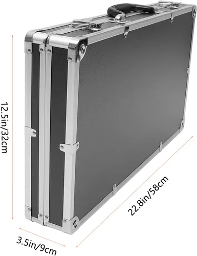 Miniatura 5 de DOITOOL Caja de herramientas portátil de 23 pulgadas, estuche de almacenamiento duro con insertos de espuma, mango antideslizante para herramientas
