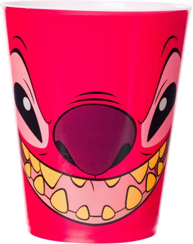 Miniatura 7 de Silver Buffalo Disney Lilo and Stitch Faces With Scrump, Angel y Leroy - Juego de 4 mini tazas de plástico, 1.5 onzas Caras de personajes de Lilo