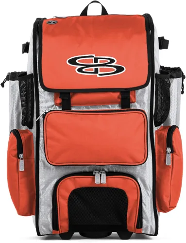 Miniatura 36 de Boombah Rolling Superpack - Bolsa para equipo de béisbol/sóftbol, varios colores, mango telescópico y capacidad para 4 murciélagos, versión