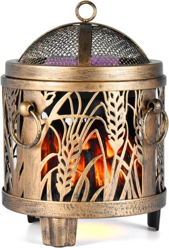 Miniatura 9 de Calentador de cera para chimeneas eléctricas, quemador de cera metálica, calentador de cera perfumada para regalos y decoraciones de oficina en casa