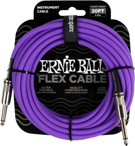 Miniatura 17 de Ernie Ball - Cable de instrumento flex recto/recto 10 pies - Negro (P06434)