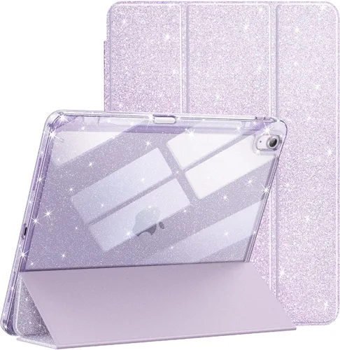 Miniatura 8 de JETech Funda de purpurina para iPad Air de 11 pulgadas M3/M2 (2025/2024), iPad Air 5/4 (2022/2020 5ª/4ª) con soporte para lápiz, funda delgada