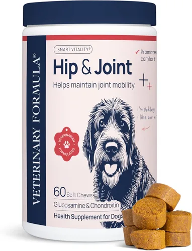 Veterinary Formula Smart Vitality Suplemento para Cadera y Articulaciones para Perros con Glucosamina – Apoyo para Articulaciones de Perros,