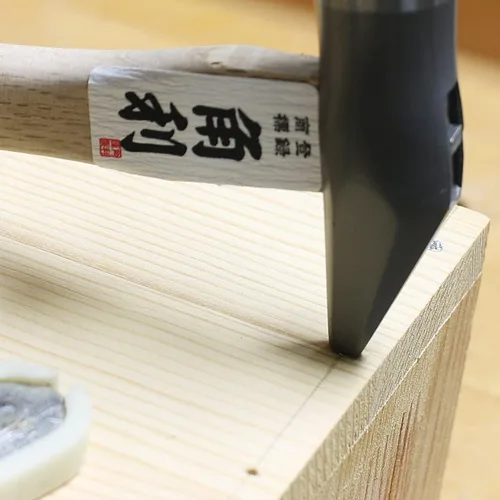 Miniatura 5 de KAKURI Martillo pequeño de 7 onzas, martillo carpintero japonés para carpintería y manualidades, acero al carbono japonés resistente, cabeza redonda