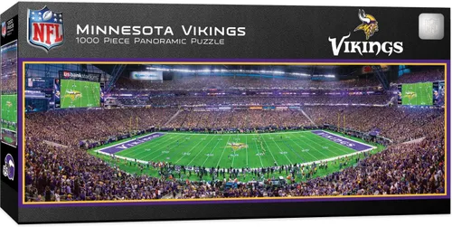 Miniatura 6 de Obras maestras NFL Estadio rompecabezas panorámica, 1000-Piece