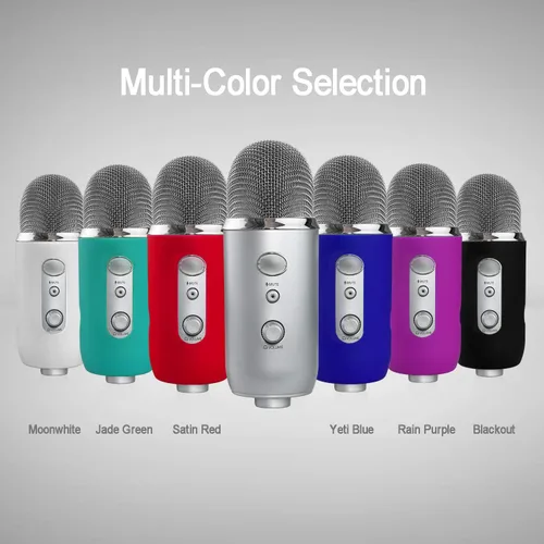Miniatura 6 de YOUSHARES Blue Yeti Protector - Funda de silicona de protección completa para micrófono Yeti y Yeti Pro (Blackout)