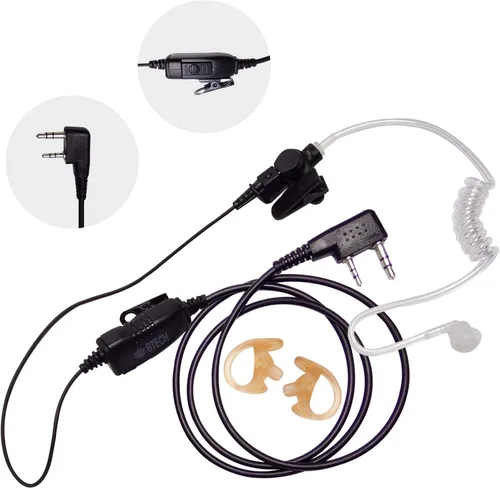 Miniatura 2 de BTECH QHM22 - Micrófono de altavoz IP54 resistente a la intemperie, micrófono de hombro de grado comercial premium para BAOFENG (UV-5R BF-F8HP)