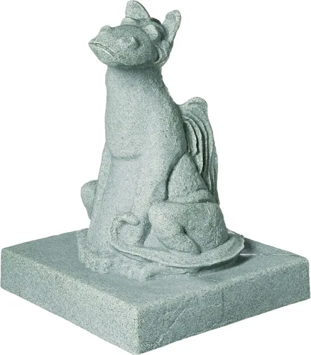Miniatura 43 de Emsco Group 92246 Estatua de niño soñando despierto – Aspecto natural – Hecha de resina – Ligera – 40 cm de altura para jardín, BRONCE