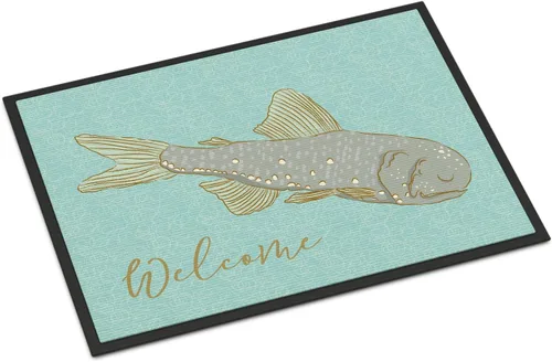 Miniatura 67 de Caroline's Treasures BB8537MAT - Felpudo de delfín bajo el agua de 18 x 27 pulgadas, tapete para puerta delantera interior y exterior, para entrada