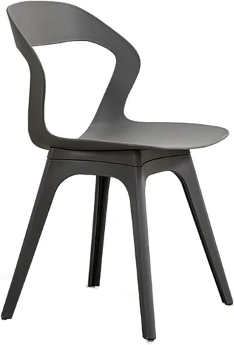 Miniatura 10 de Diseño moderno Sillas de comedor Diseño Respaldo Sala Salón Silla de salón Respaldo Material PP respetuoso con el medio ambiente para oficina Salón