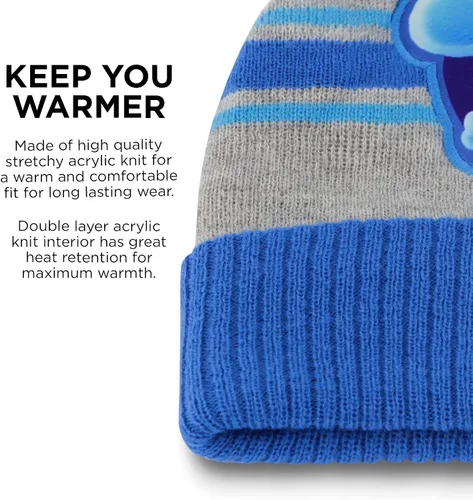 Miniatura 3 de Nickelodeon boys Winter Hat and Mitten Set, Blue's Clues Toddler Beanie for Kids Ages 2-4