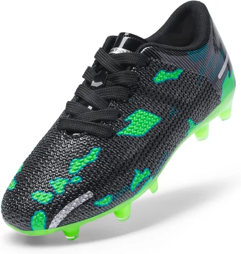DREAM PAIRS Tacos de fútbol para niños y niñas, zapatos de fútbol para niños pequeños, niños grandes