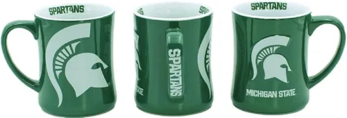 Miniatura 17 de RFSJ Nebraska Cornhuskers - Taza de cerámica en relieve (3D) de 16 onzas, color rojo