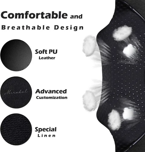 Miniatura 4 de Masajeador Shiatsu de Cuello y Hombros con Calor – Almohada de Masaje de Amasamiento de Tejido Profundo Eléctrico para Alivio del Dolor y Relajación