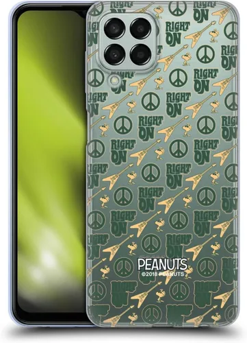 Miniatura 90 de Head Case Designs Funda de gel Woodstock 50th con licencia oficial de Peanuts Snoopy Guitar 1969 [protección de grado militar] compatible