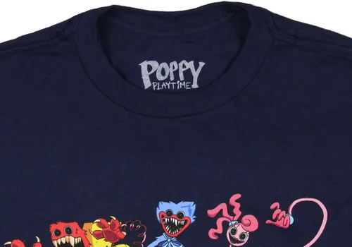 Miniatura 4 de Mad Engine Poppy Playtime CH2 Bad Guys Huggy Mommy Long Legs Boxy Boo - Camiseta gráfica de personajes para niño