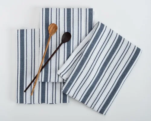 Miniatura 14 de Juego de Toallas de Cocina – Paquete de 3 (20 x 30 pulgadas) Extra Grandes de Algodón Premium para Cocina – Absorbentes – 100% Algodón – con Lazo