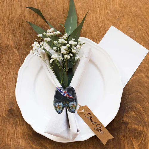 Miniatura 4 de Little Wooden Shoes Magnetic Gift Negro (1.5")