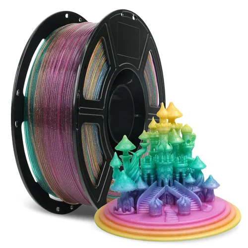 Miniatura 14 de FLASHFORGE High Speed Chameleon PLA Multicolor Púrpura Abisal, Impresión Rápida Máx 500 mm/s, Filamento PLA con Cambio de Color 1.75 mm, Cambia