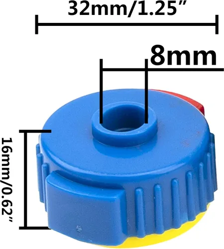 Miniatura 6 de 5 piezas Yootones Drum Quick Release Nut Remove Platillos Tapón de rosca para soportes de base empotrada, kit de tambor limpiaparabrisas de tambor