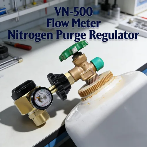 Miniatura 7 de Siasky Regulador de nitrógeno VN-500 - 4 modos de trabajo (TST/PRG/BRZ/OFF) - Ajuste de presión de 0-500PSI para purga de nitrógeno de precisión