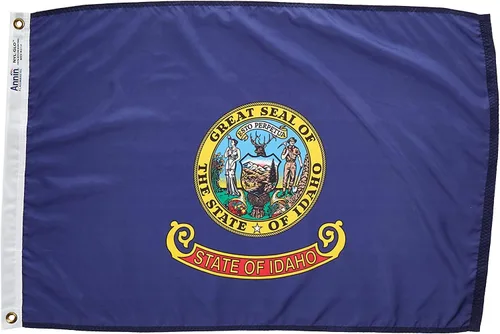 Miniatura 6 de Annin Flagmakers Bandera del estado de Idaho fabricada en Estados Unidos según las especificaciones de diseño oficiales del estado, 3 x 5 pies
