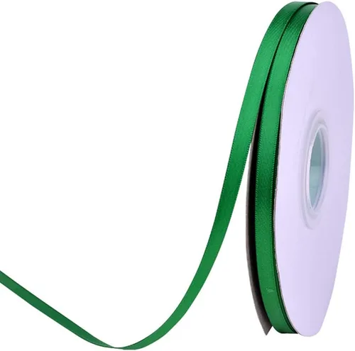 Miniatura 54 de Ribest - Cinta de satén de doble cara de 1 pulgada y 50 yardas por rollo, verde manzana, para envolver regalos, ramos de flores, accesorios