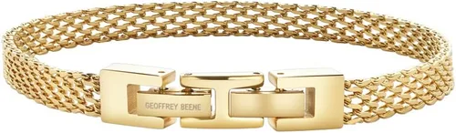 Miniatura 2 de Geoffrey Beene Pulsera de eslabones de malla italiana de acero inoxidable de 0.236 in de 8.5 pulgadas