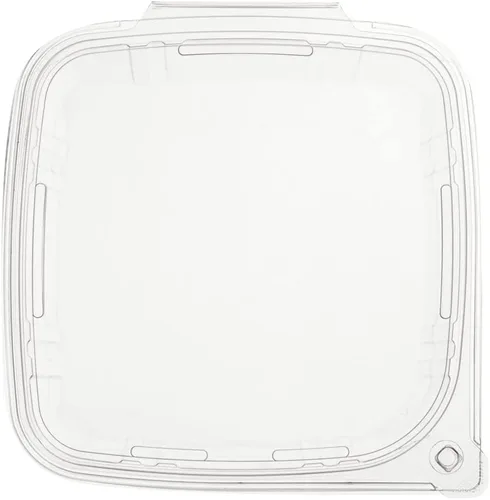 Miniatura 14 de Restaurantware Tamper Tek - Contenedores para llevar de 48 onzas, 100 recipientes a prueba de manipulaciones, tapa con bisagras, recipientes