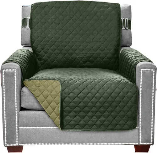 Miniatura 17 de Sofa Shield - Funda para sillón reclinable con correa patentada, protector de cojín, funda reversible diseñada en EE. UU. resistente a manchas