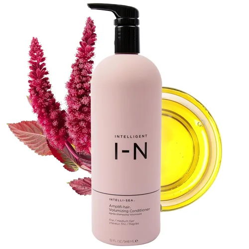 Intelligent Nutrients Amplifi-hair Acondicionador voluminizador, hidratación y desenredante sin peso para cabello fino, fórmula de acondicionamiento
