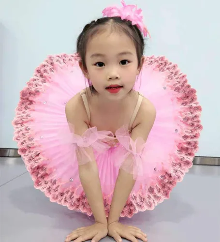 Miniatura 3 de womenbride Vestidos profesionales de ballet tutú para niñas y niñas
